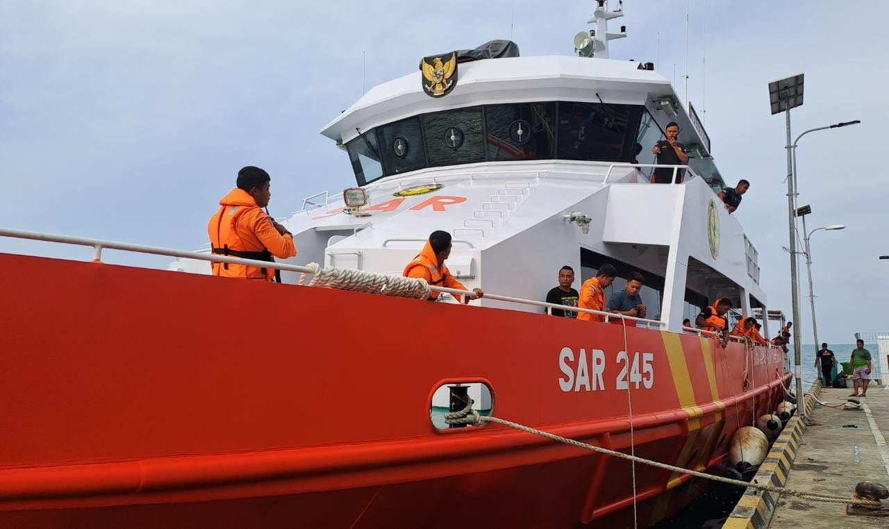 Tim SAR Gabungan Operasi SAR Longsor Serasan Tiba kembali di Ranai, Kabupaten Natuna-f/istimewa