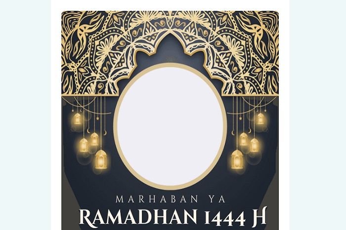 25 link Twibbon Marhaban ya Ramadhan 1444H/2023 gratis dan desain menarik, download dan unggah foto berframe di media sosial IG, Whats App, dan Facebook.