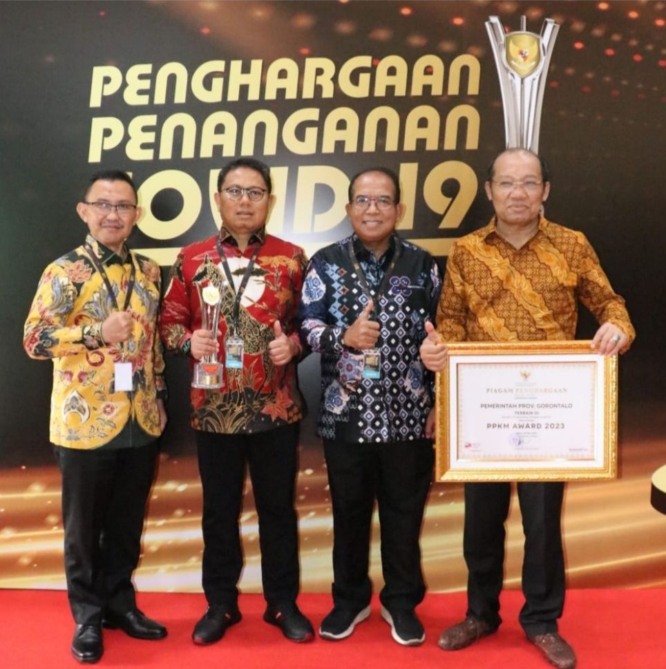 Pemprov Gorontalo Peringkat III PPKM Award Wilayah Sulawesi, Ini Kata Pj Gubernur