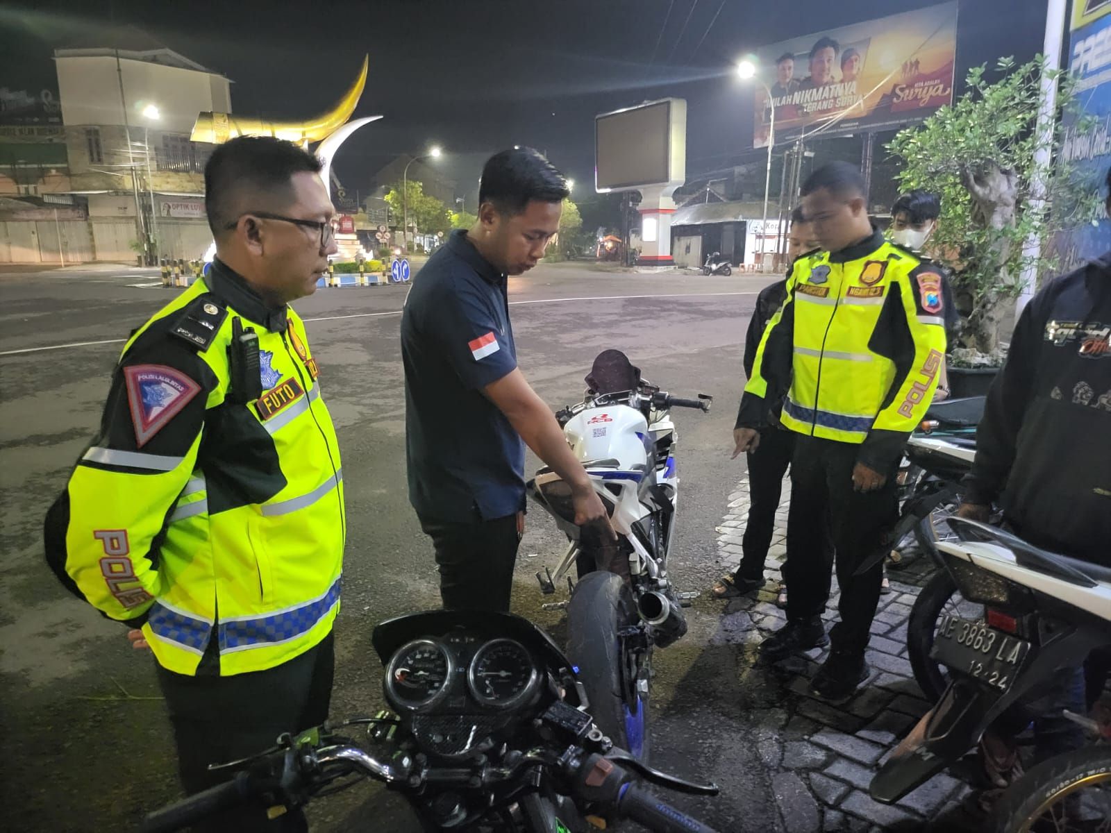 Puluhan sepeda motor diamankan 