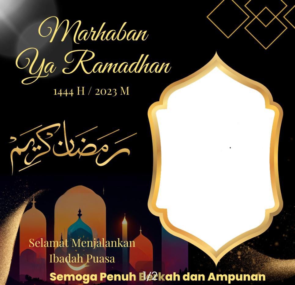 45 link Twibbon Ramadhan 2023 untuk menyemarakkan datangnya bulan suci Ramadhan.