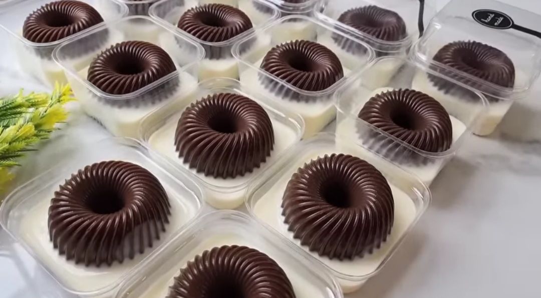 Puding brownies roti tawar 