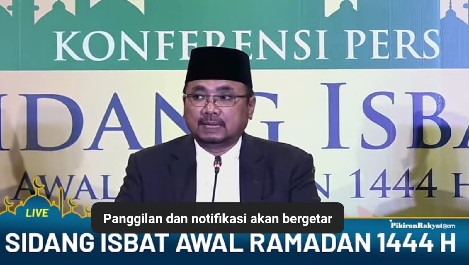 Penetapan 1 Ramadhan 2023 jatuh pada Kamis, 23 Maret 2023