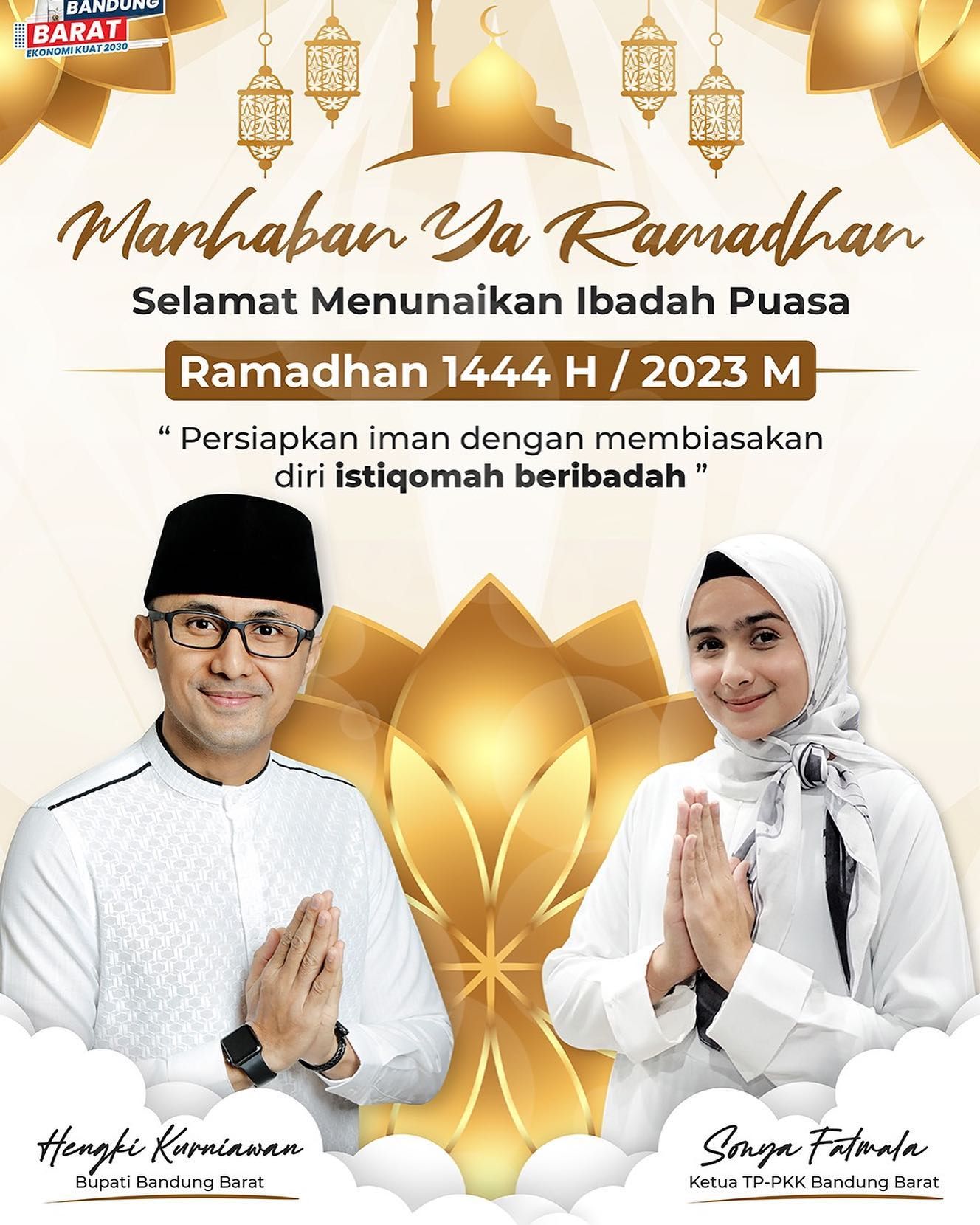 Sambut Ramadhan 1444 H, Bupati Hengki Ajak Masyarakat KBB Tingkatkan Iman, Siap Taraweh Keliling dan Operasi Pasar Murah