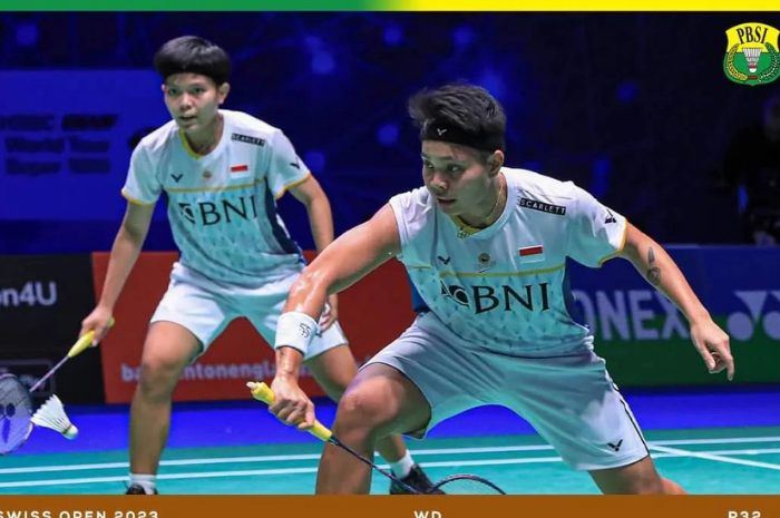 Apriyani Rahayu-Siti Fadia pada Swiss Open 2023
