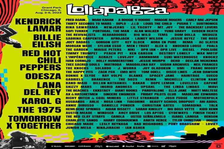Bintang tamu lengkap untuk Lollapalooza 2023 