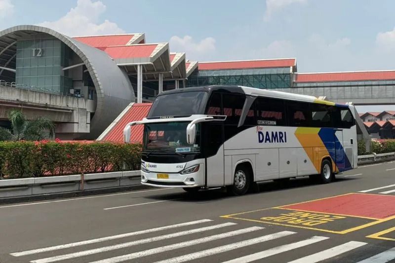 Ilustrasi- Bus DAMRI
