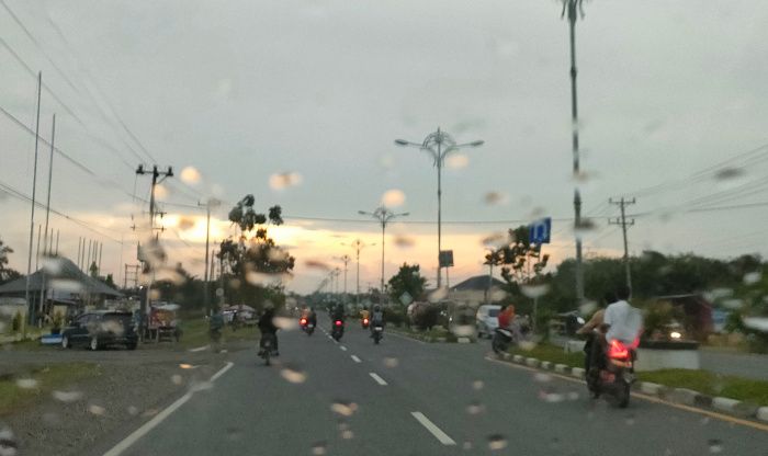 Suasana Kabupaten Tebo Provinsi Jambi pada hari pertama puasa Ramadhan 2023.