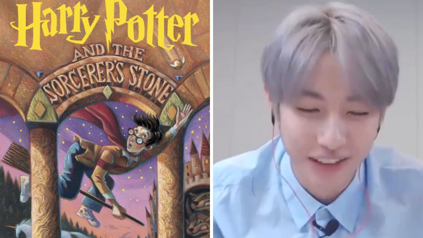 Buku Harry Potter oleh JK Rowling dan Renjun NCT, Sumber Gambar: Goodreads dan Huya Live