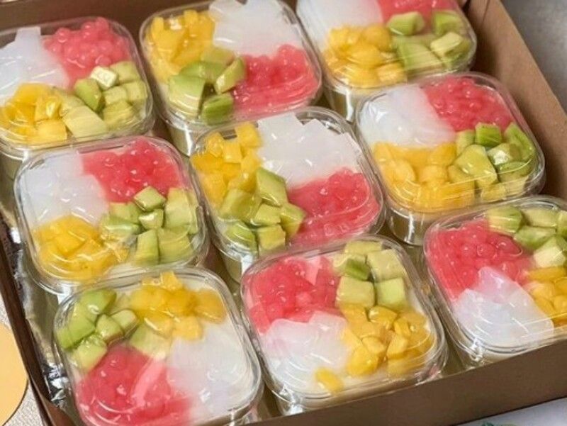 ide jualan kekinian di bulan Ramadhan 2023, ada resep puding alpukat es teler yang super creamy