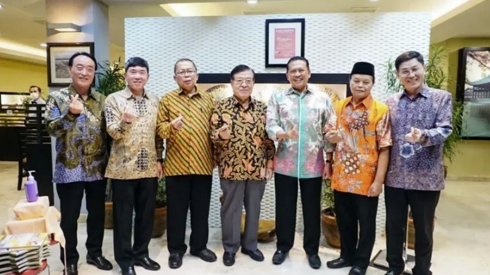 Pimpinan MPR RI bertemu pimpinan Korindo Group di Jakarta, Rabu (22/3/2023). ANTARA/HO-Humas MPR RI