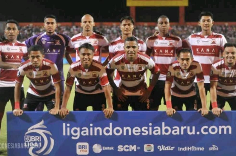 Para pemain Madura United. /Laman Liga Indonesia Baru