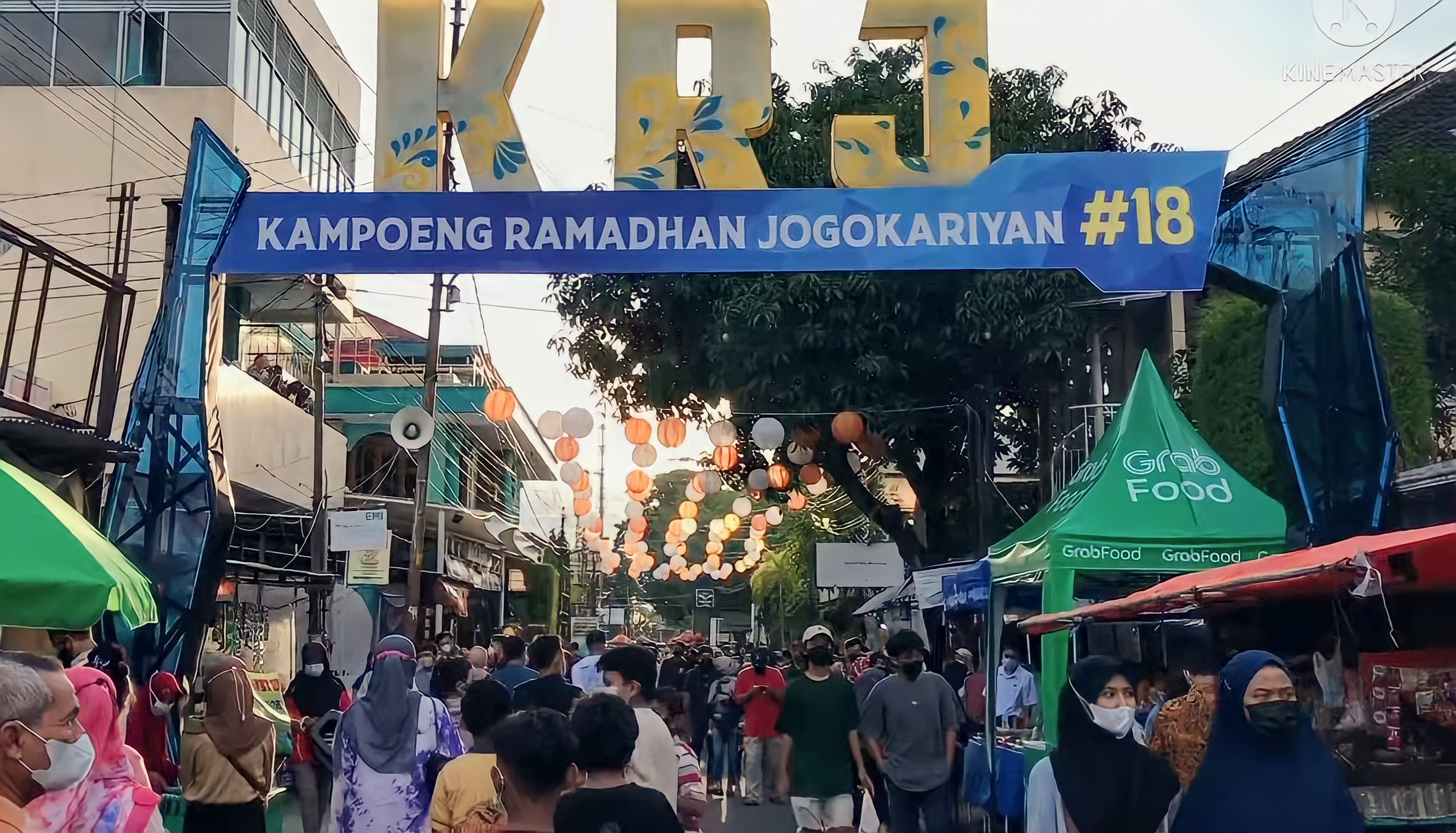 Kampung Ramadhan Jogokaryan, tempat ngabuburit yang selalu dipadati pengunjung.