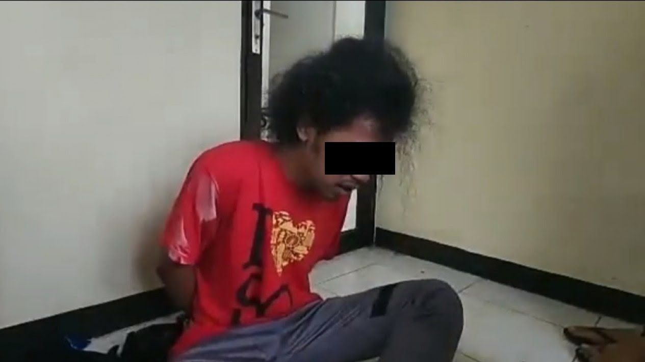Tersangka embunuhan disertai mutilasi di penginapan wisama Anggun 2 Jl. Kaliurang, Pakebinangun, Sleman