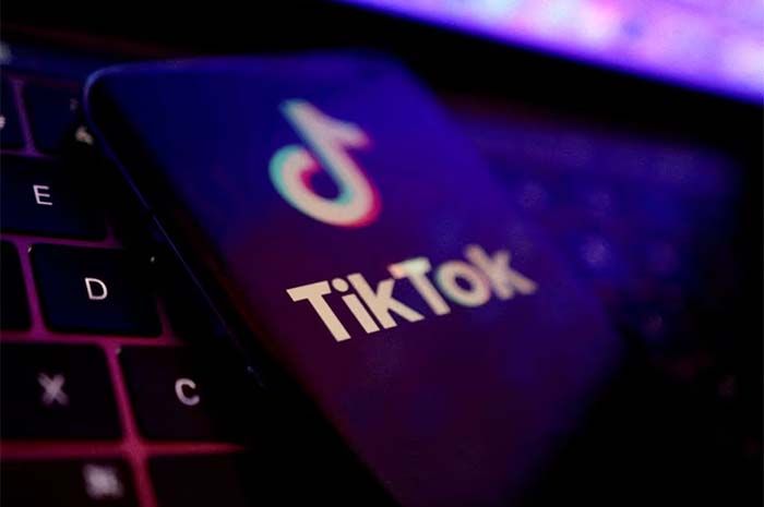 Logo aplikasi TikTok terlihat dalam ilustrasi yang diambil pada tanggal 22 Agustus 2022.
