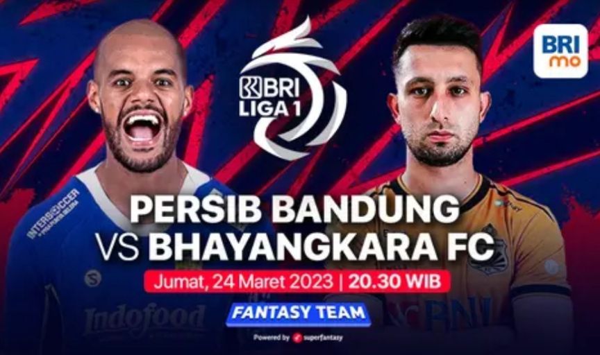 Starting Line Up Persib dan Bhayangkara FC Liga 1 2022-2023 Laga Tunda Pekan ke-18