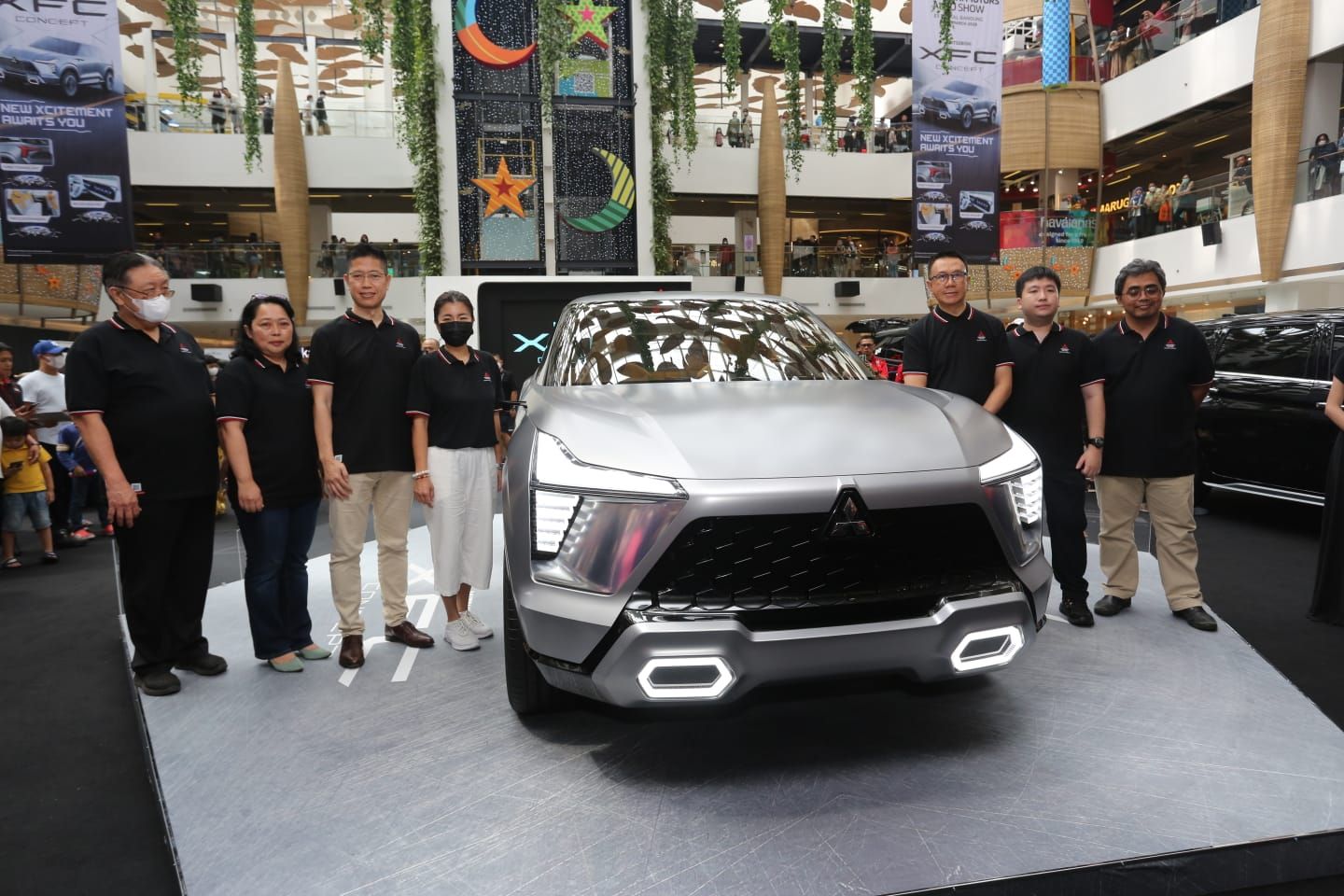 MITSUBISHI XFC Concept dipamerkan selama empat hari, dari 22-25 Maret di mal 23 Paskal Shopping Center, Jalan Pasirkaliki, Kota Bandung