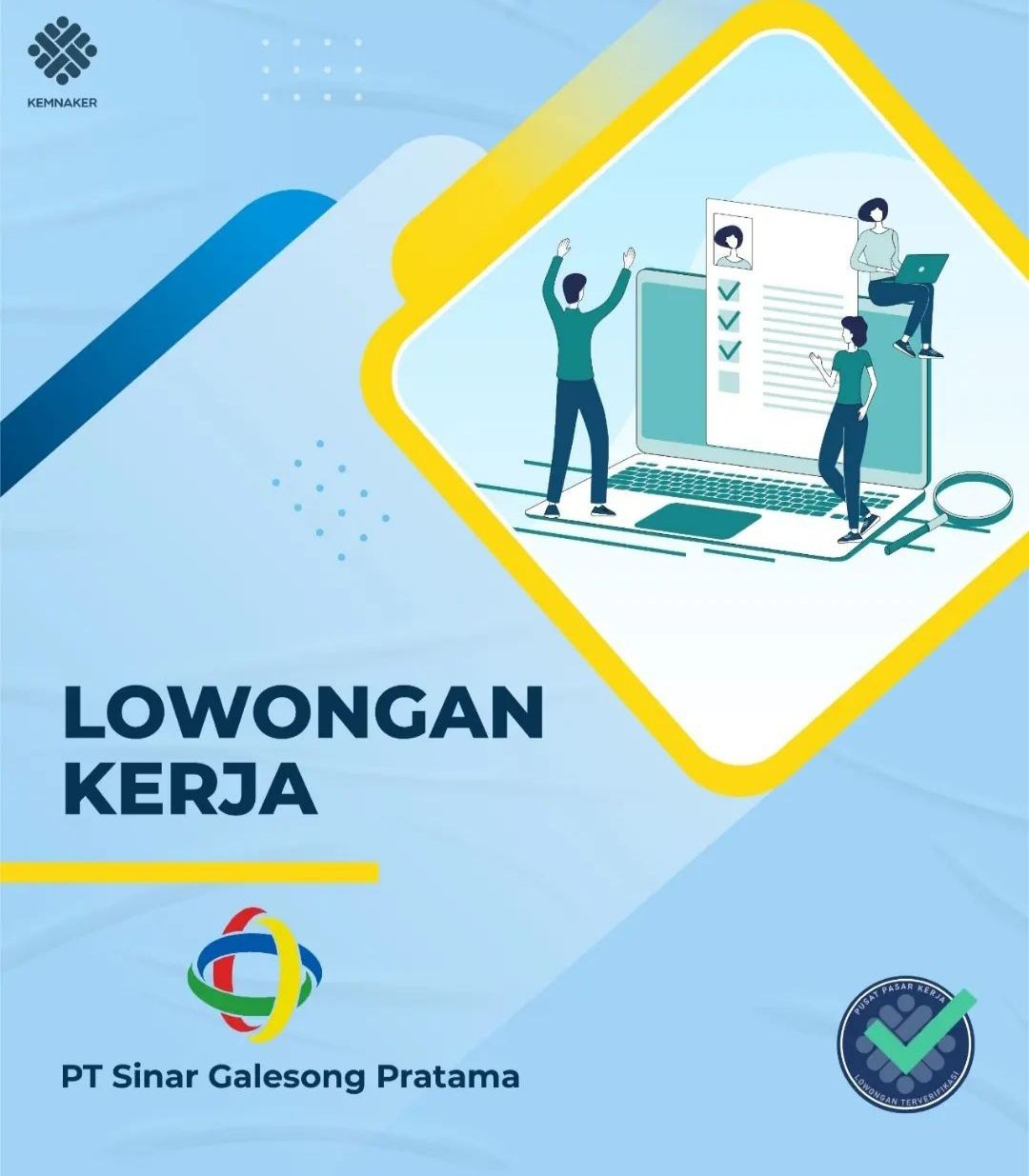 Lowongan Kerja Terbaru PT Sinar Galesong Pratama, Cek Syarat Dan Cara Daftarnya