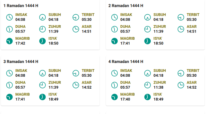 jadwal imsak hari ini Surabaya, Jumat 24 Maret 2023 / 2 Ramadhan 1444 H