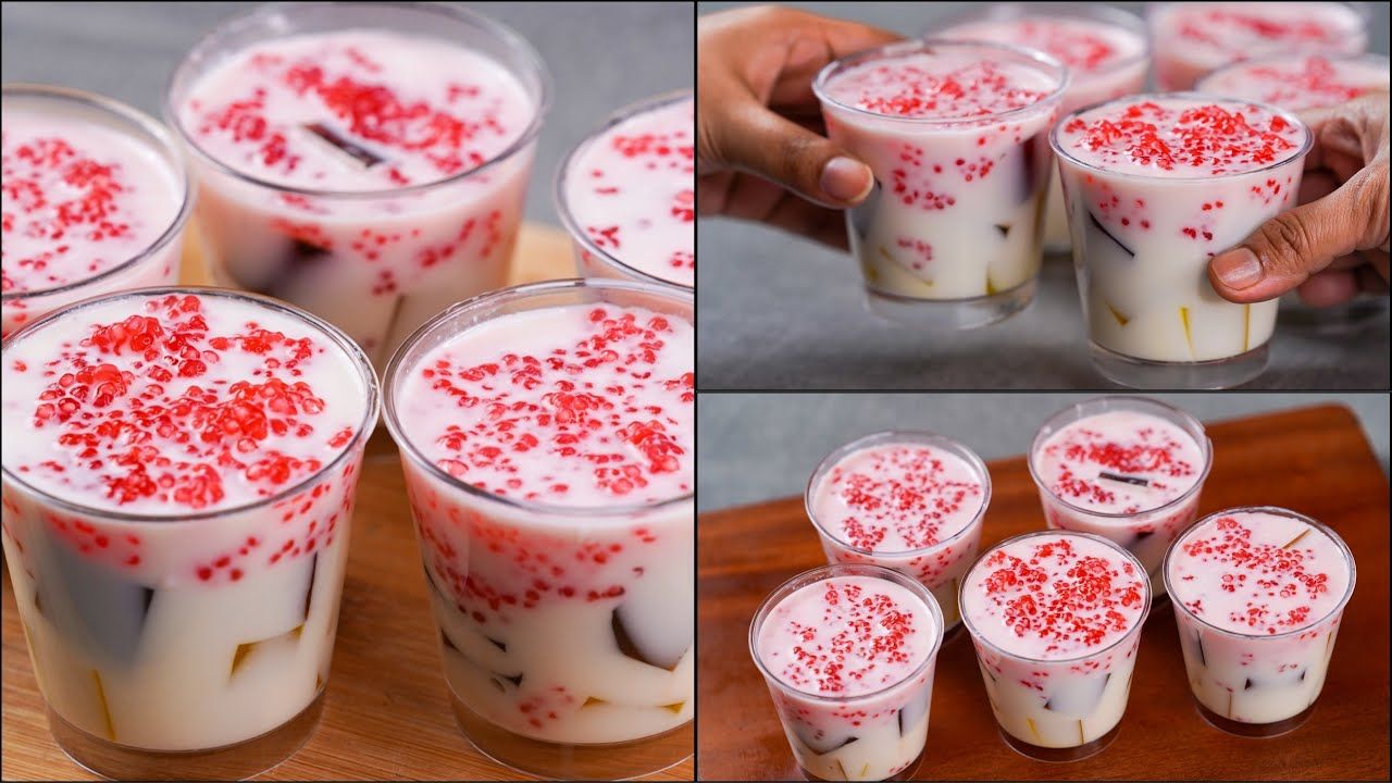 Segarnya 'Jelly Sago Dessert Drink' Cocok untuk Takjil Buka Puasa, ini Resep dan Cara Buatnya.
