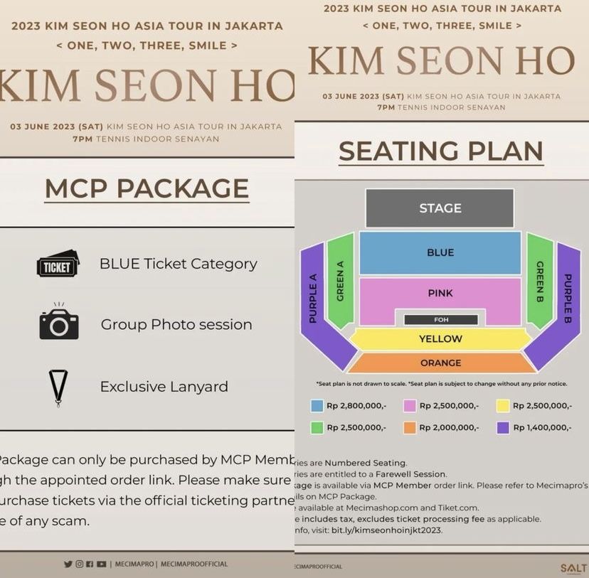 Harga tiket fan meeting Kim Seon Ho di Jakarta