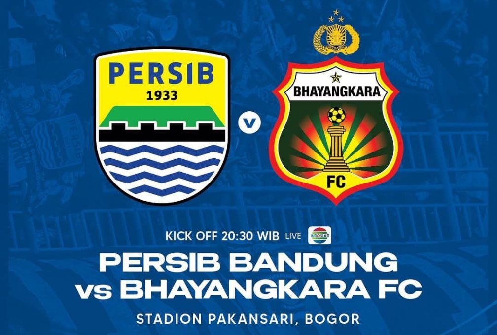 Link Live Streaming Persib VS Bhayangkara FC Liga 1 2022-2023.