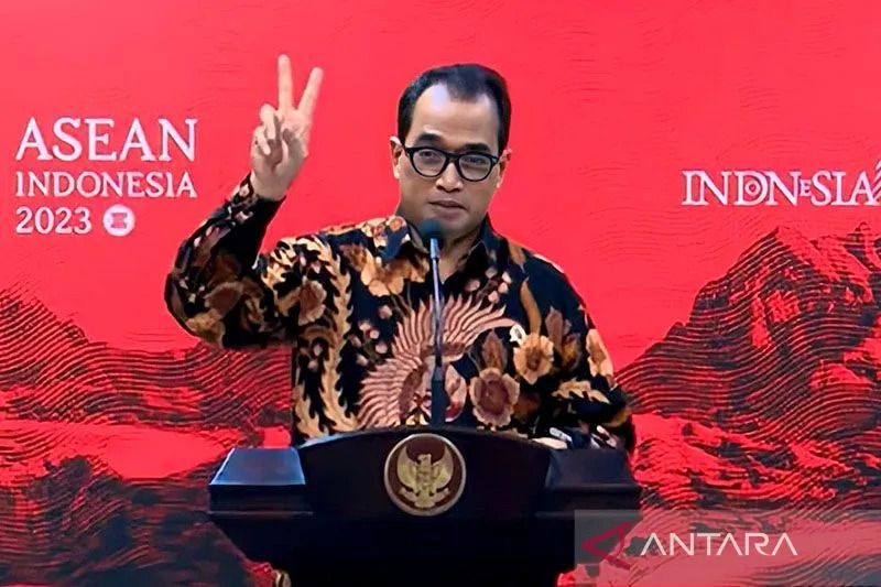 Tangkapan layar - Menteri Perhubungan Budi Karya Sumadi menyampaikan keterangan pers selepas rapat terbatas persiapan arus mudik di Kantor Presiden, Jakarta, Jumat 24 Maret 2023