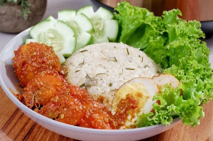 Resep nasi daun jeruk dan balado telur udang untuk menu buka puasa 