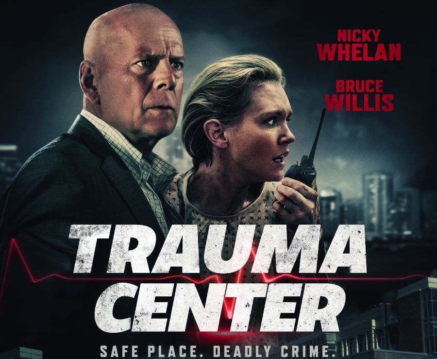 Nicky Whelan dan Bruce Willis dalam film Trauma Center di Bioskop Trans TV