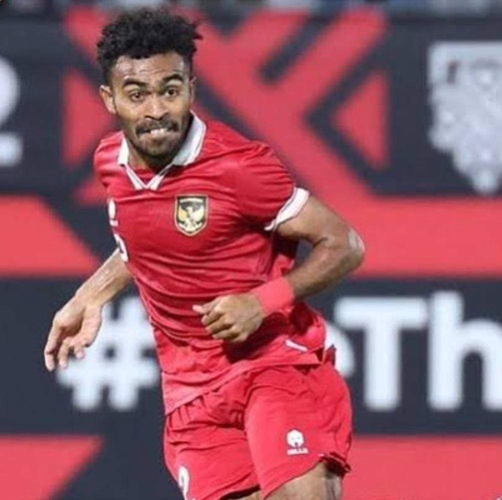 Pemain Timnas Indonesia Yakob Sayuri/IG/@garudaevolution.ina