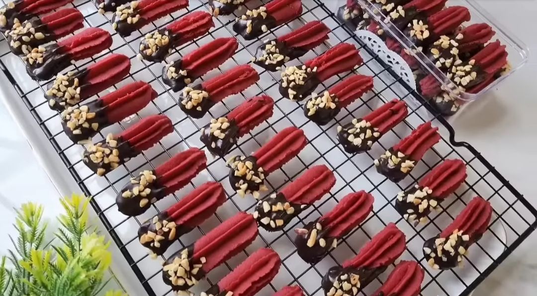 Resep kue kering red velvet