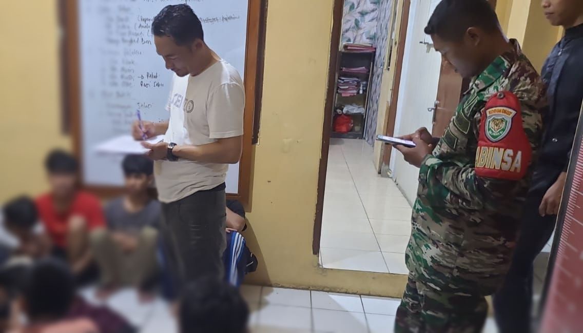 Tim Patroli Biru Berhasil Gagalkan Aksi Perang Sarung di Cibadak Sukabumi