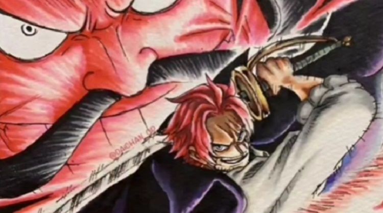 Spoiler One Piece 1079: Shanks ternyata punya alasan dibalik dia menggunakan teknik Kamusari (Foto: Zona Banten.com/dok:YouTube Laugh Tale)