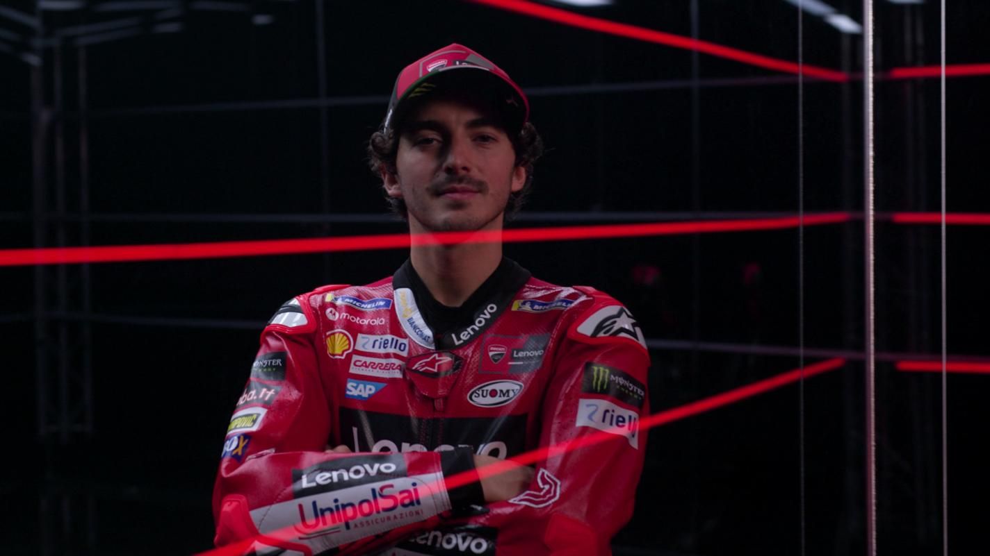 Pembalap Ducati Lenovo, Francesco Bagnaia meraih kemenangan pertama di Sprint Race MotoGP Portugal.