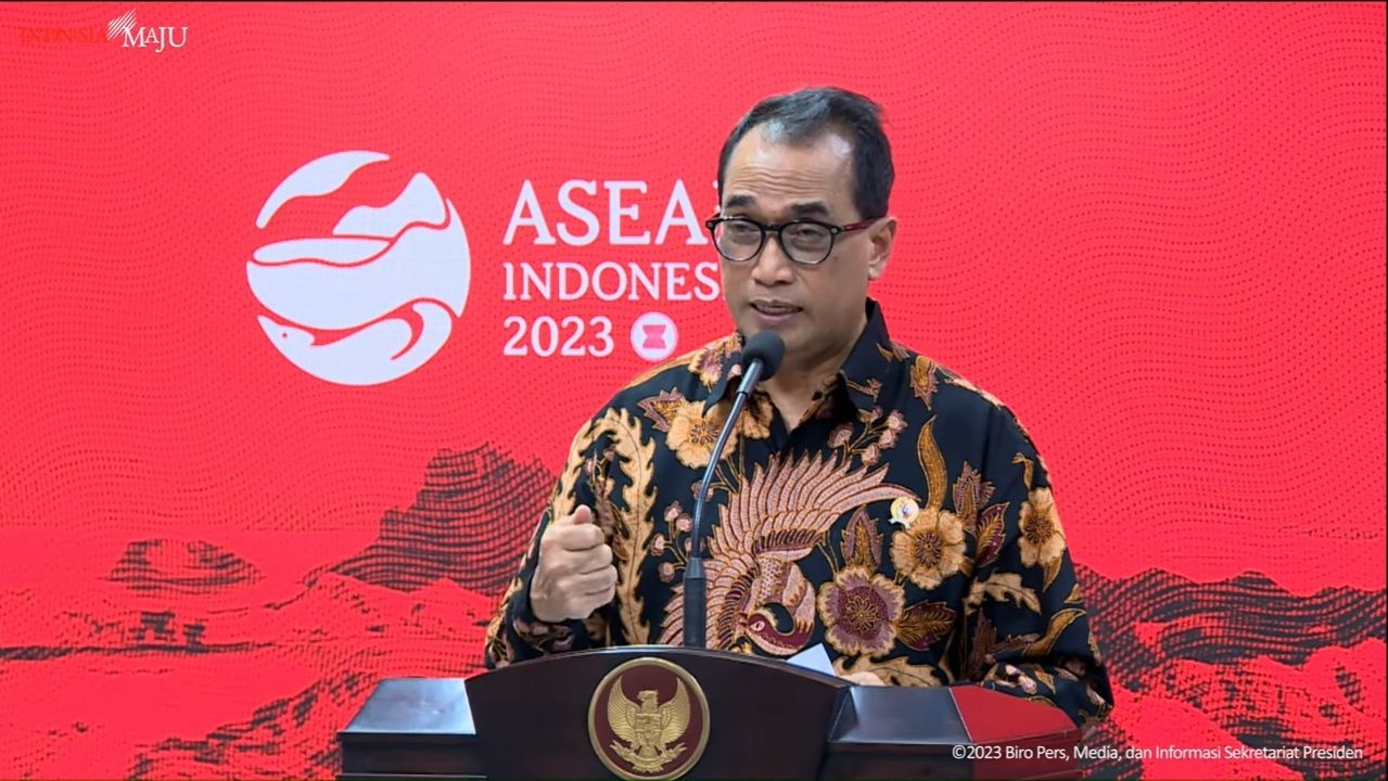 Menteri Perhubungan Saat Konferensi Pers Menyampaikan Perihal Mudik 2023. / Tangkapan layar YouTube Sekretariat Presiden