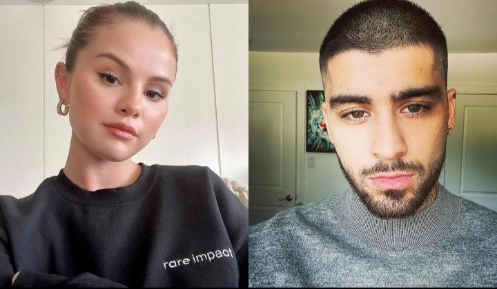 Diduga berkencan Zayn Malik dan Selena Gomez terlihat bermesraan saat mengunjungi restoran di New York 