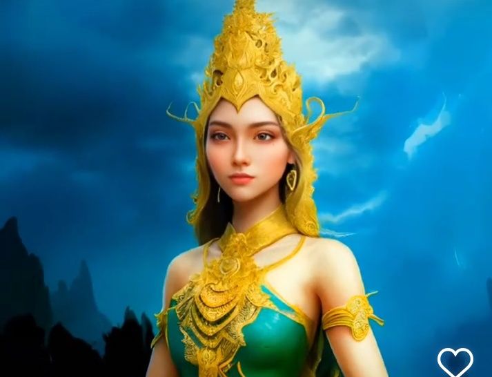 VISUALISASI PUTRI Kesayangan Prabu Siliwangi dengan Teknologi Artificial Intelligence atau AI, Begini Penampakannya