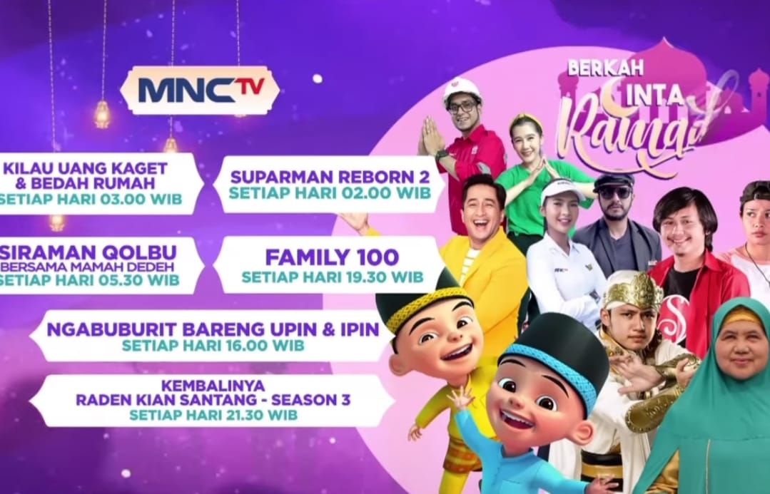 Jadwal Acara MNCTV Hari Ini Minggu 26 Maret 2023: Cek Jam Tayang Suparman Reborn 2, Uang Kaget, dan Family 100