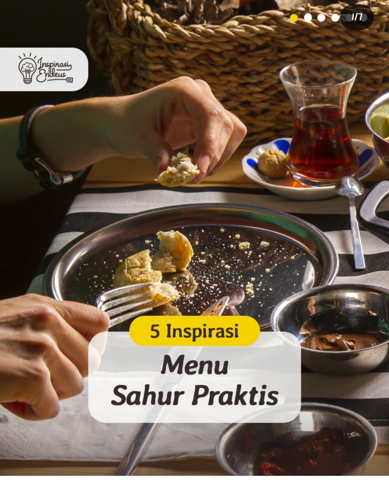 Ilustrasi makan sahur