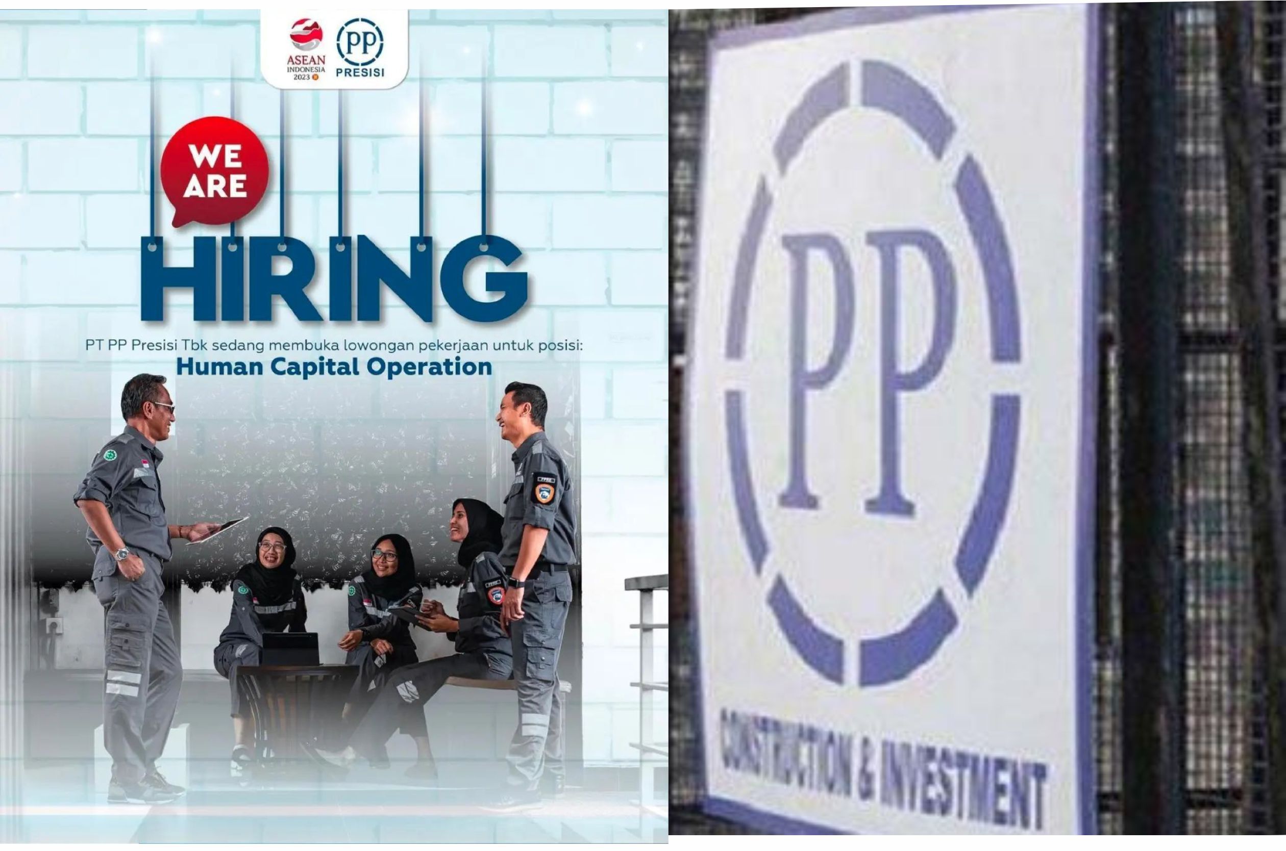 Info Loker: PT PP Presisi Membutuhkan Lulusan S1 untuk Posisi Human Capital Operation, Daftar Sekarang!
