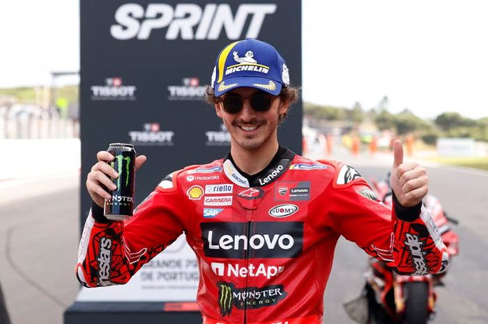 Francesco Bagnaia berhasil menjadi pemenang di Sprint Race MotoGP Portugal 2023 yang berlangsung Sabtu malam.