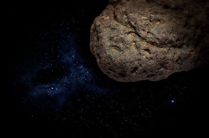 Ilustrasi asteroid.