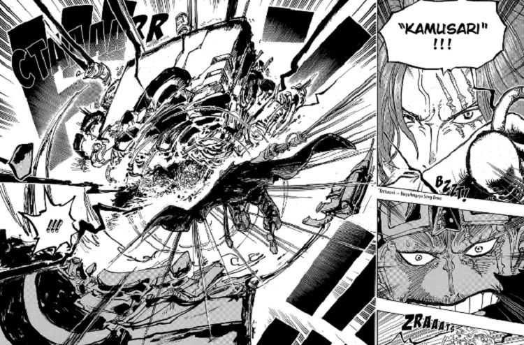 Sinopsis One Piece Episode 1055: Eksoskeleton Bangkit, Sanji Takut Tidak Punya Hati Nurani Seperti Saudaranya