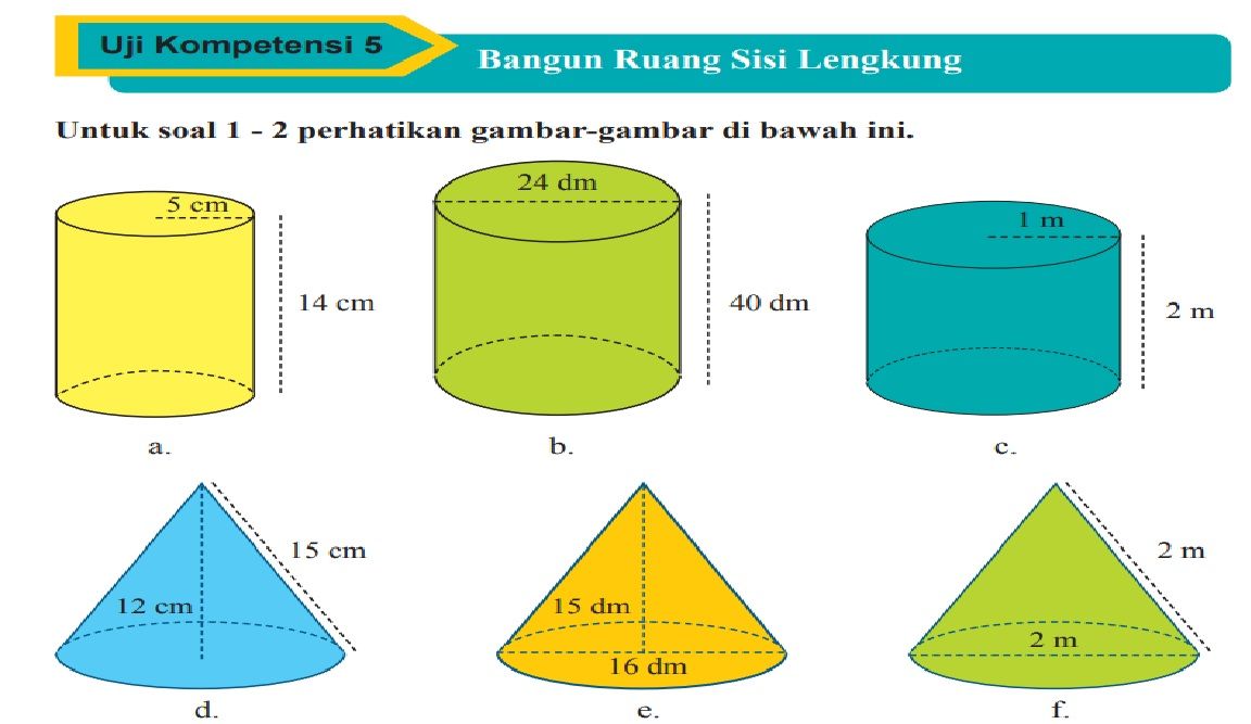 Ilustrasi Kunci Jawaban Matematika Uji Kompetensi 5 Halaman 307 No. 2 Kelas 9 SMP MTs Materi BRSL
