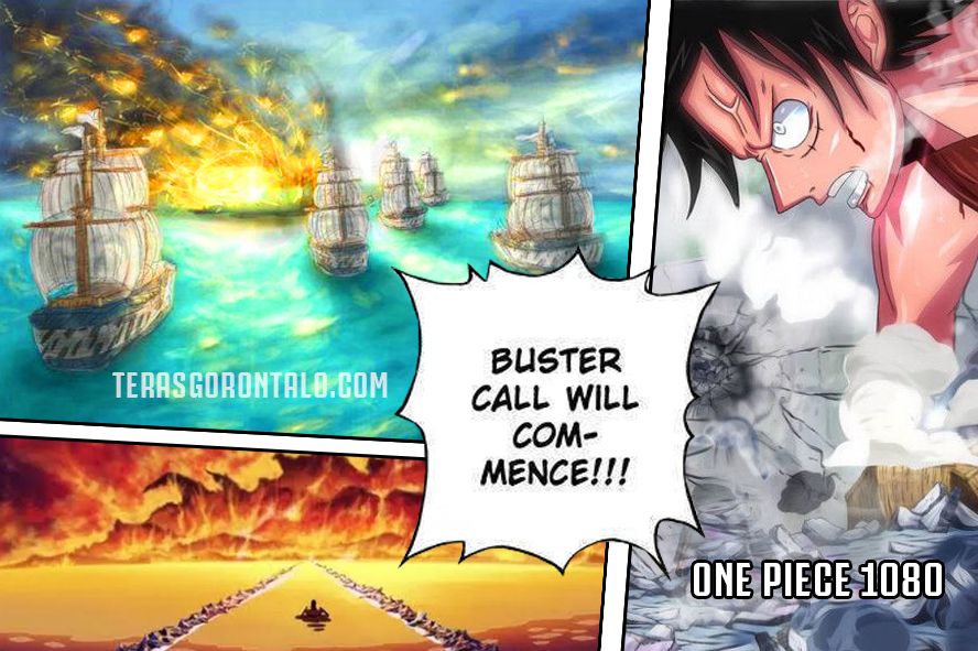 Eiichiro Oda Tampilkan Kehancuran Pulau Egghead Karena Buster Call di One Piece 1080, Bersekongkol dengan Kurohige, Gorosei Saturn Akhirnya Sukses Lumpuhkan Monkey D Luffy Mode Nika
