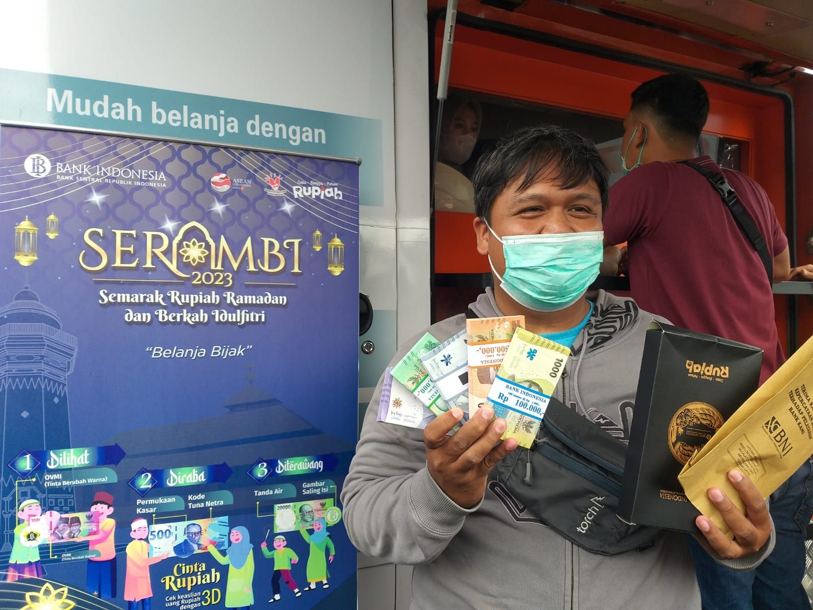 Bank Indonesia Kediri Buka Program Serambi untuk Layani Penukaran Uang emisi Baru jelang Lebaran/Kabar Banten/Rizki Putri