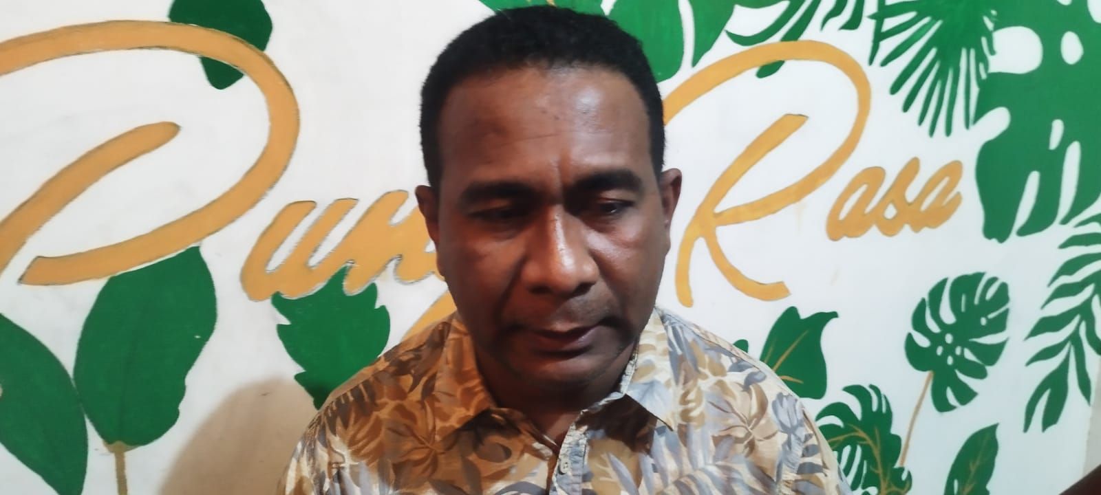 Kapolres Jaypura Fredrickus saat beri keterangan kepada awak media, Sabtu 25 Maret 2023 di Kabupaten Jayapura, Sentani, Papua