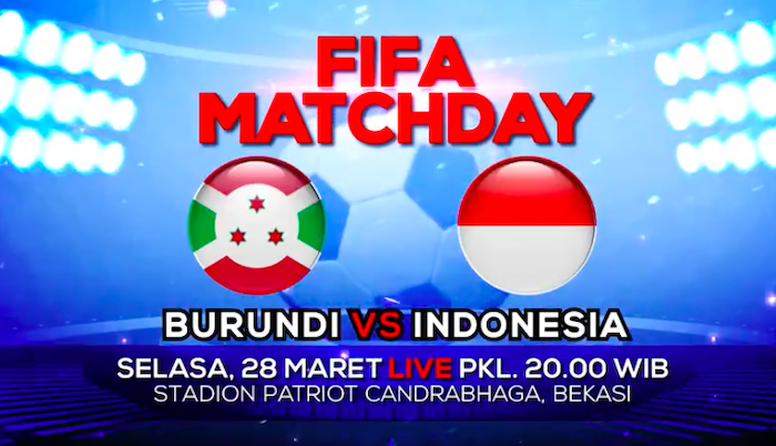 Ilustrasi - Score808, NobarTV Timnas Indonesia vs Burundi Leg 2 di FIFA Match Day ILLEGAL, Link Resmi via Indosiar