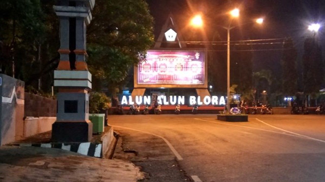 penampakan alun-alun Blora Jawa Tengah
