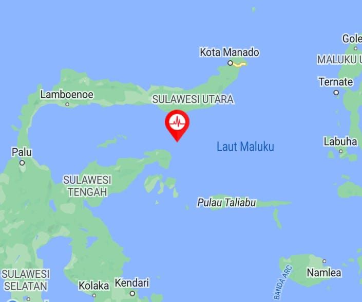 Info gempa hari ini terjadi di Bolaang Mongondow Selatan Barusan